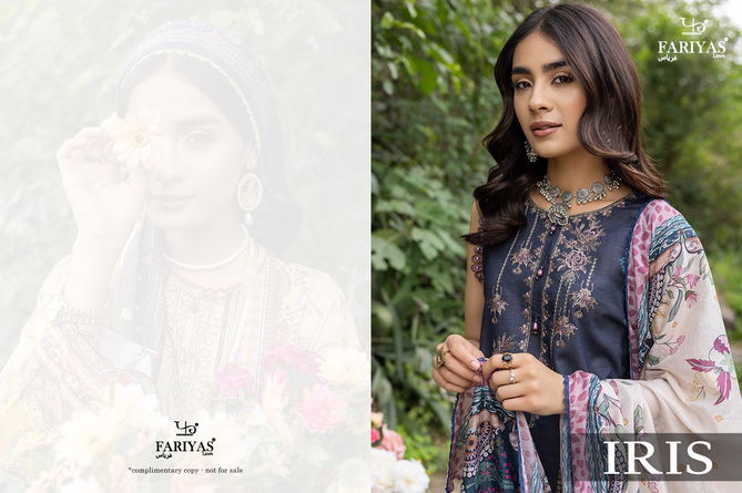 Fariyas By Iris Cotton Pakistani Dress Material Catalog